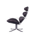 Sillón Corona Swivel Tapizado con Coiro